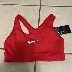 New w tags Nike Dri fit sports bra - red size S Small medium support